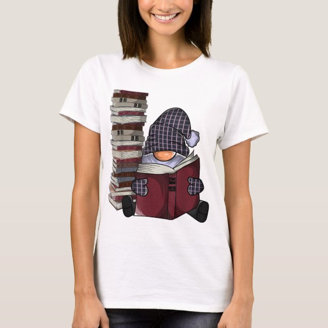 Gärtnerzwerge Lesebuch Gnomusiker T-Shirt (Vorderseite)