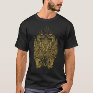 Garuda König Vögel Gott von Indien Hindugott Garud T-Shirt