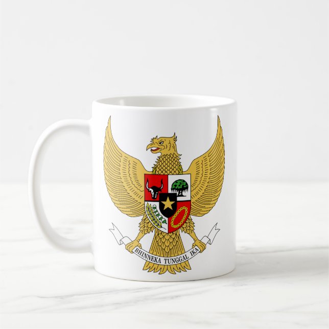 Garuda Pancasila, t bewaffnet Indonesien, Kaffeetasse (Links)