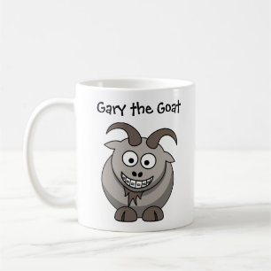 Gary die Ziege mit Zahnspange Individuelle Cartoon Kaffeetasse