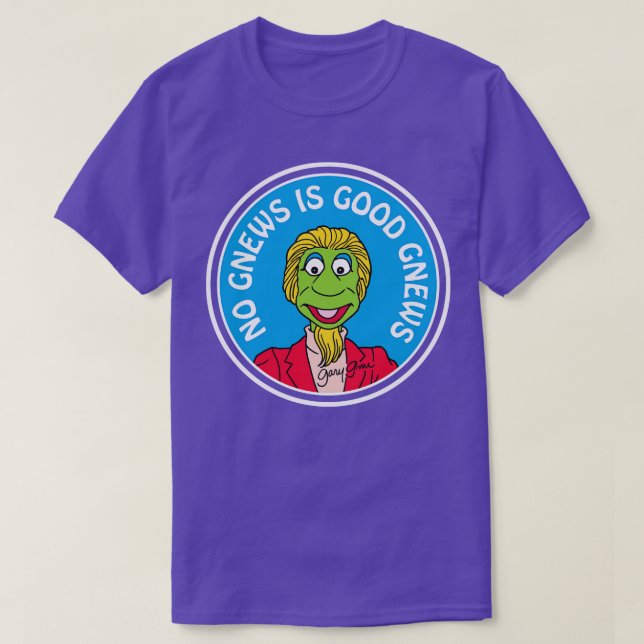 Gary Gnu Great Space Untersetzer T-Shirt (Design vorne)