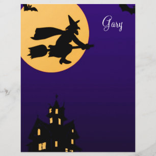 Gary Halloween Letterhead