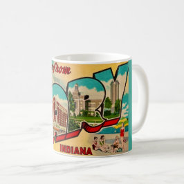 Gary Indiana Grußkarte Kaffeetasse