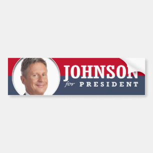 GARY JOHNSON 2016 AUTOAUFKLEBER