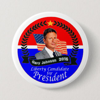 Gary Johnson für Präsidenten 2016 Button