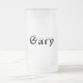 Gary-Name Art-Mattierte Tasse