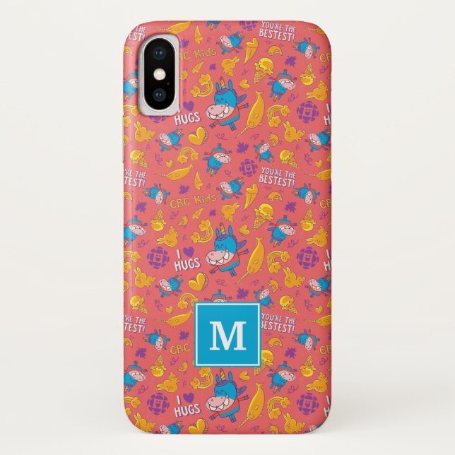 Gary Pattern Monogram Phone Case (Rückseite)