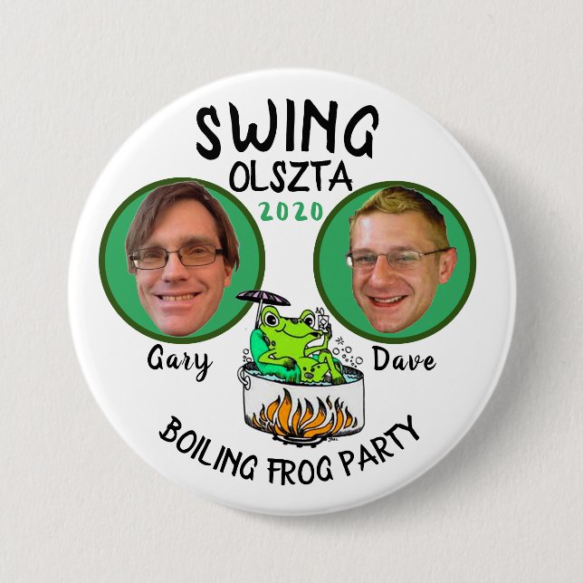 Gary Swing / Dave Olszta 2020 Button (Vorderseite)