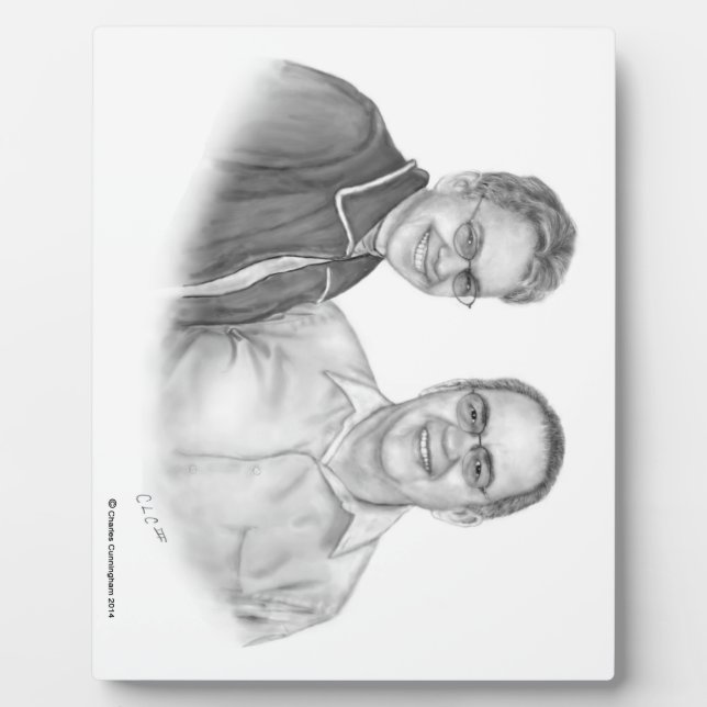 Gary und Judy H Fotoplatte (Vorderseite)