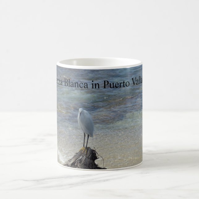 Garza Blanca Der Sand des blauen Himmelswassers mi Kaffeetasse (Mittel)