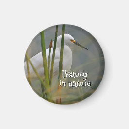 Garza blanca magnet