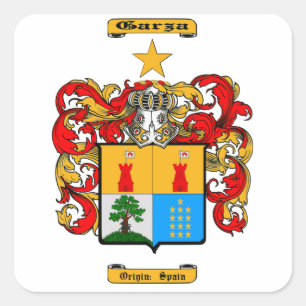 Garza Quadratischer Aufkleber