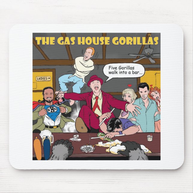 GAS-HAUS-GORILLAS MOUSEPAD (Vorne)