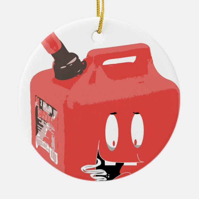 Gas-können Sie Keramikornament (Vorne)