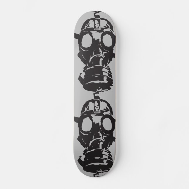 GAS MASK SKATEBOARD (Vorderseite)