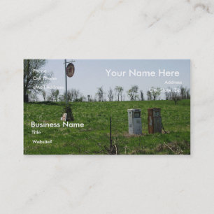 Gas oben auf Weg 66 Visitenkarte