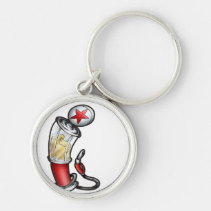 Gas-Pumpe Schlüsselanhänger