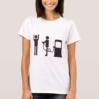 Gas-Pumpen-Raub T-Shirt
