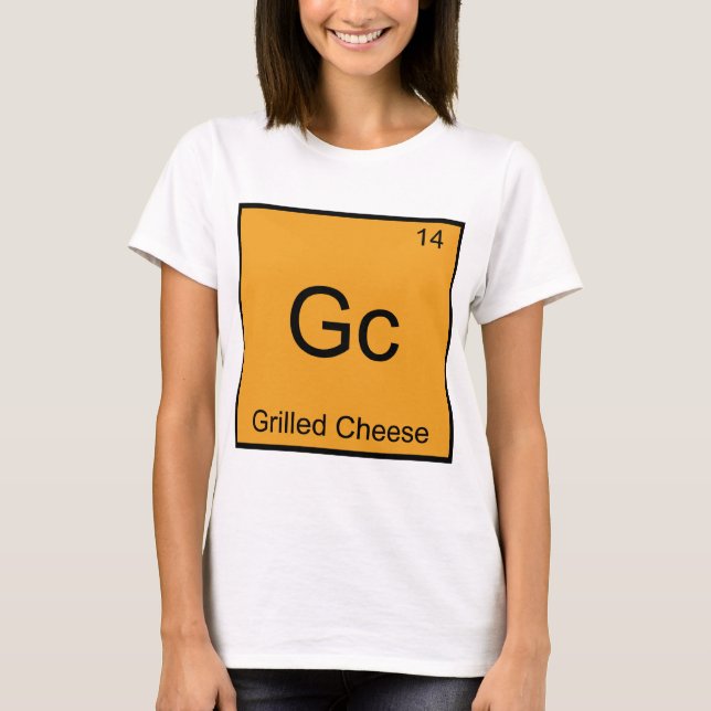 Gaschromatographie - gegrilltes Käse-lustiges T-Shirt (Vorderseite)