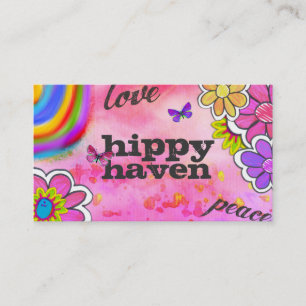 GASCHROMATOGRAPHIE   Hippy Krawatten-Rosa Visitenkarte