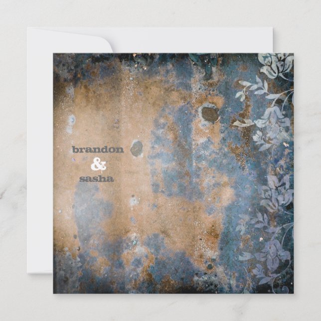 GASCHROMATOGRAPHIE | Lusciously rustikales Einladung (Vorderseite)