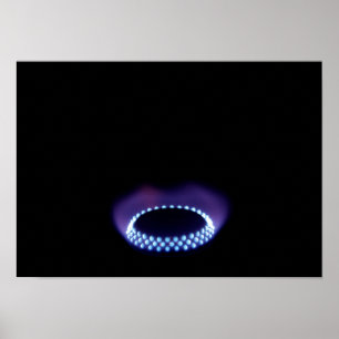 Gasflamme Poster