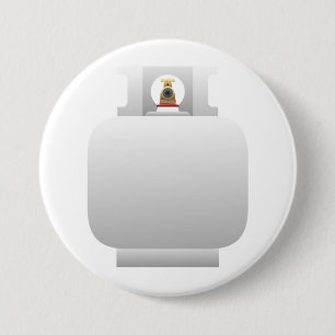 Gasflaschen-Knopf Button