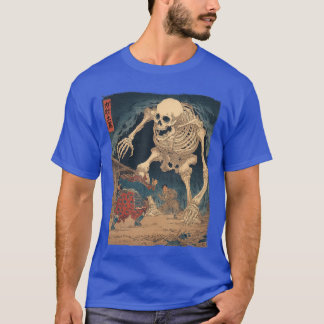 Gashadokuro Riesenskelett Yokai japanischer Horror T-Shirt