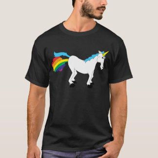 Gashaltiges Einhorn T-Shirt