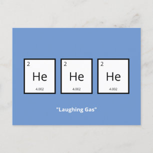 Gashelium   Humorale Wissenschaft Feiertagspostkarte