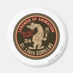 Gashouse Gorillas Logo Feat. Pitcher Magnet