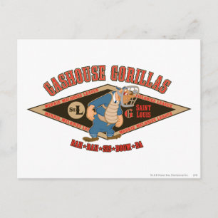 Gashouse Gorillas Rah Rah Sis Boom Ba Postkarte