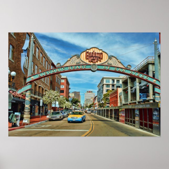 Gaslamp District Poster (Vorne)