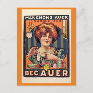 Gaslampen, Vintage Werbung Postkarte