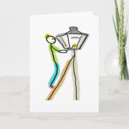 Gaslighting Stickman Karte
