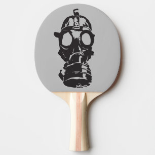 GASMASK PONG PADDLE TISCHTENNIS SCHLÄGER