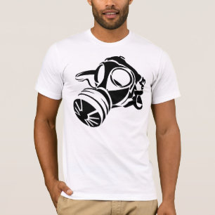 Gasmask Schablone T-Shirt