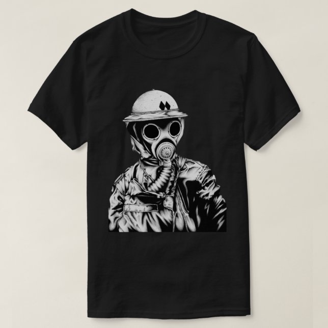 Gasmask T-Shirt (Design vorne)