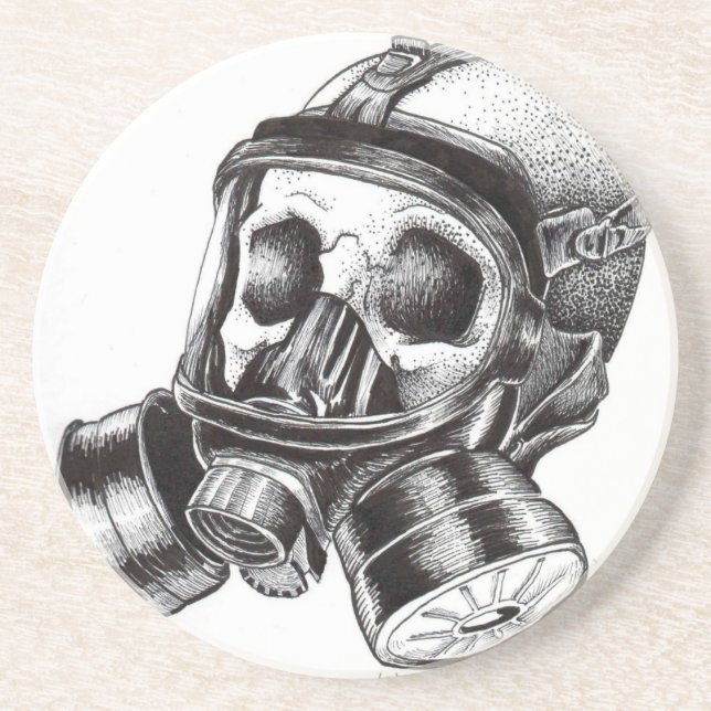 GasMask Untersetzer (Vorne)