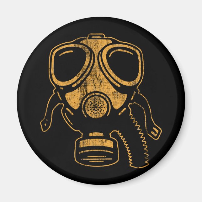 Gasmaske2 Magnet (Vorne)