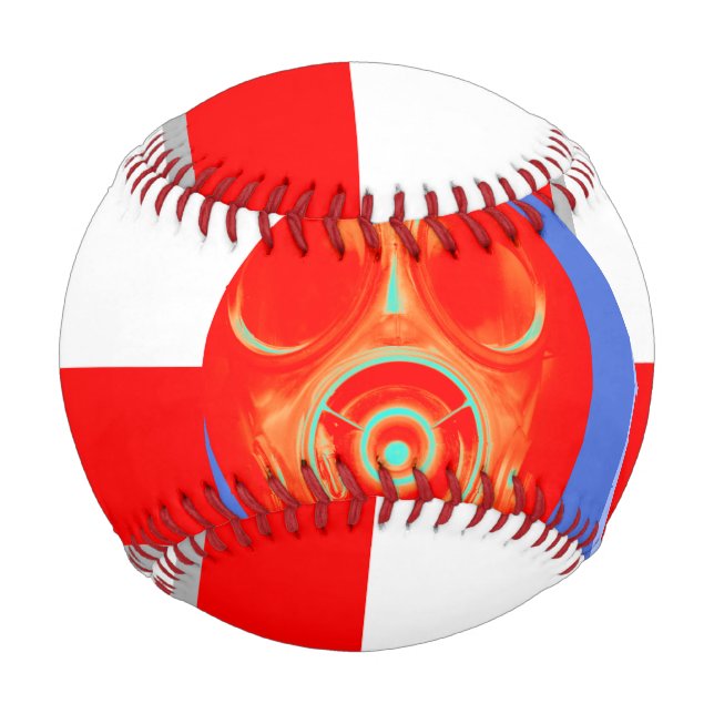 Gasmaske Baseball (Vorderseite)