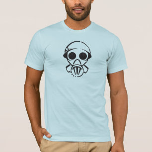 Gasmaske [das T-Stück der Männer] (Licht) T-Shirt