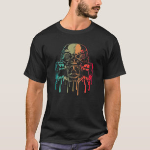 Gasmaske für Vintage Cyber-Drives-Doomsday-Prepper T-Shirt