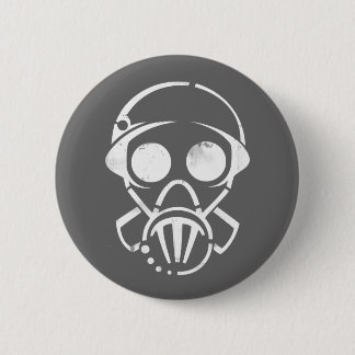 Gasmaske [Knopf] Button