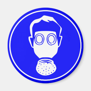 Gasmaske Magnet