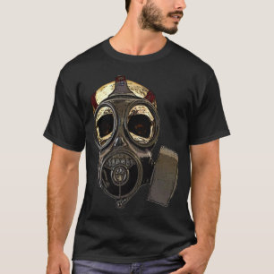 Gasmaske Schädel T-Shirt
