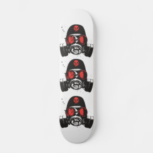 Gasmaske Skateboard