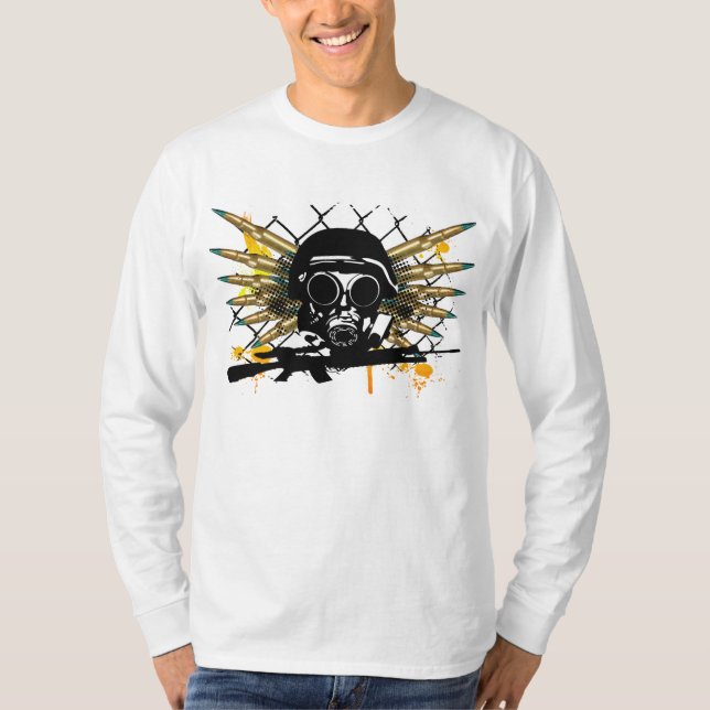 Gasmaske T-Shirt (Vorderseite)