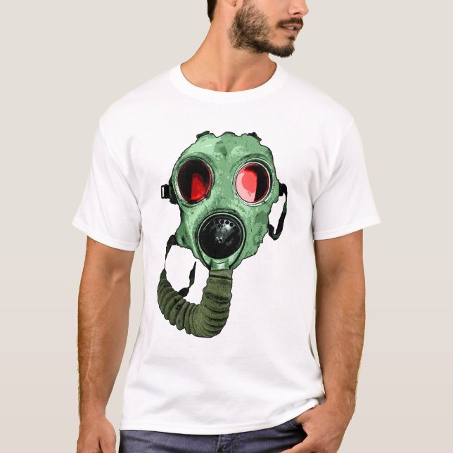 Gasmaske T-Shirt (Vorderseite)