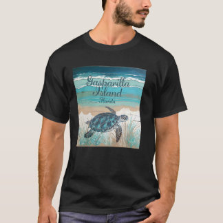 Gasparilla Island Florida Sea Turtle Lover Coastal T-Shirt